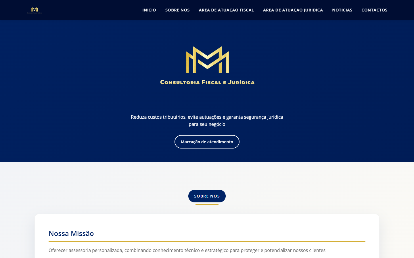 MM Consulting Desktop View